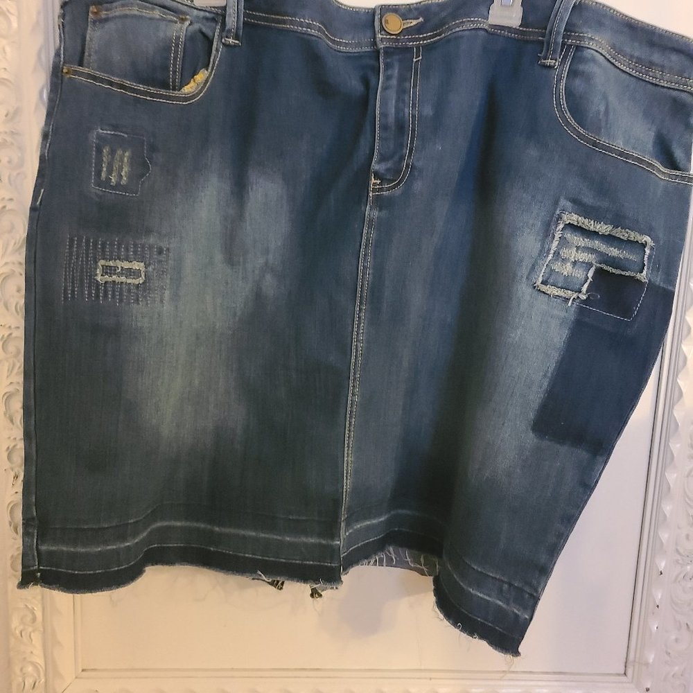 Lane Bryant Women Denim Skirt